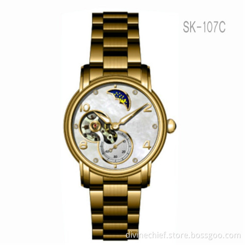 Colorful Stainless Steel Wrist Watches, Hot Selling Good Gift Men Luxury Watch